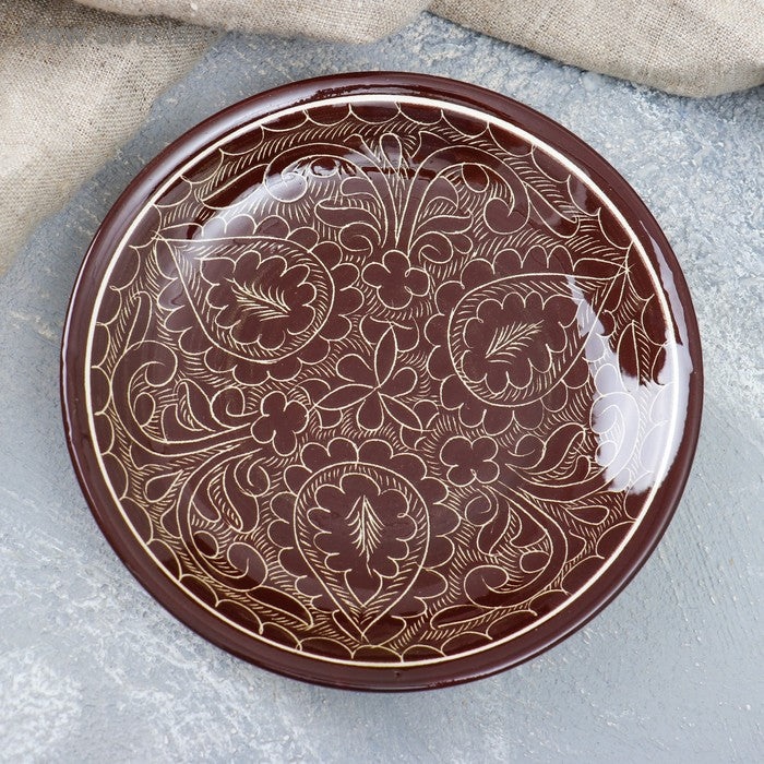 LĖKŠTĖ 15 CM RUDA