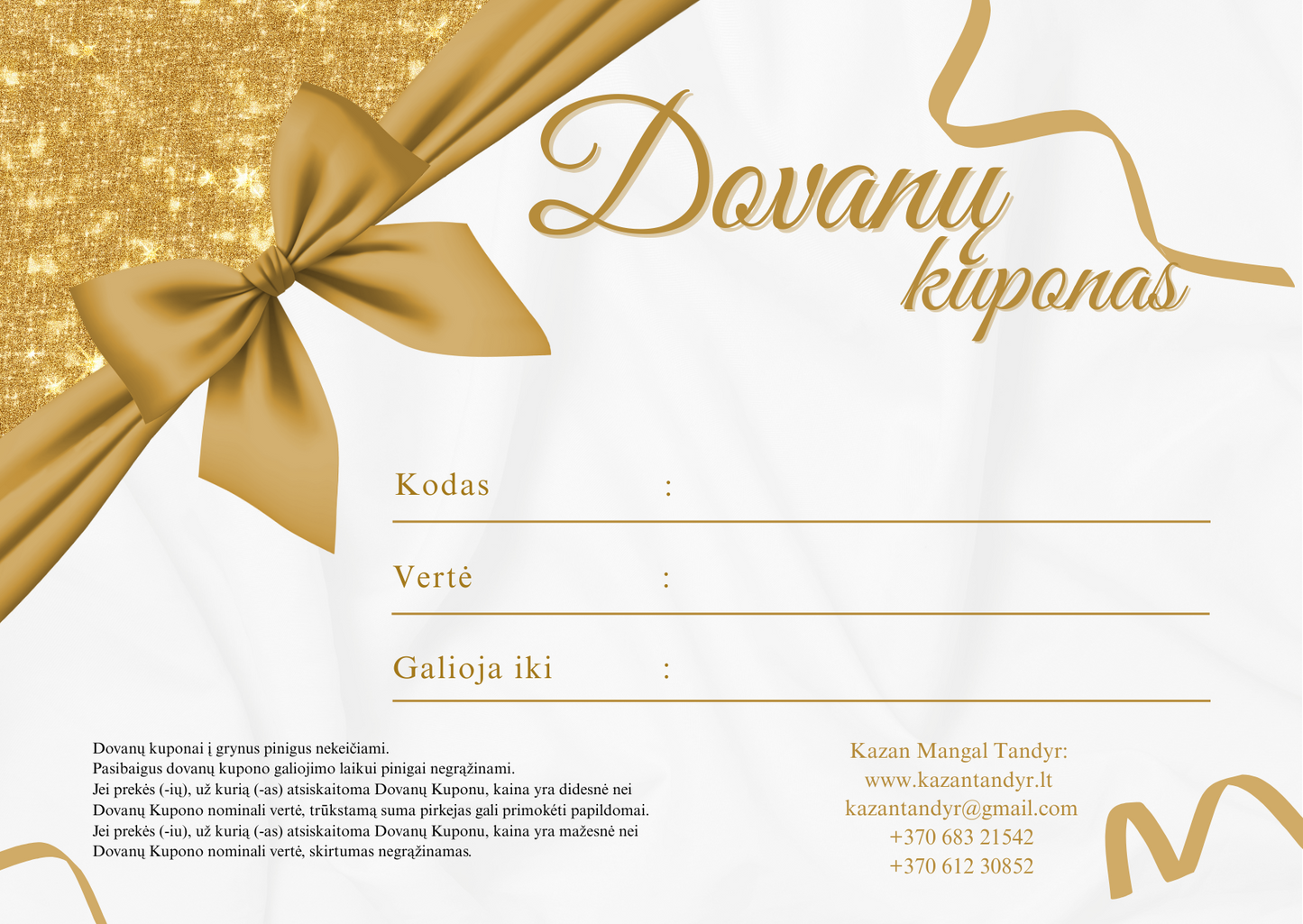 Dovanų kuponas