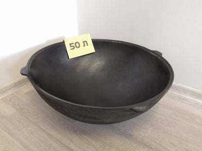 50 litrų ketaus kazano nuoma (su pečiumi ir dangčiu)