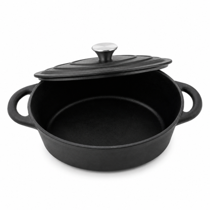 Ketaus antinė (skrudintuvas) 5,5 L su dangčiu (32 cm)